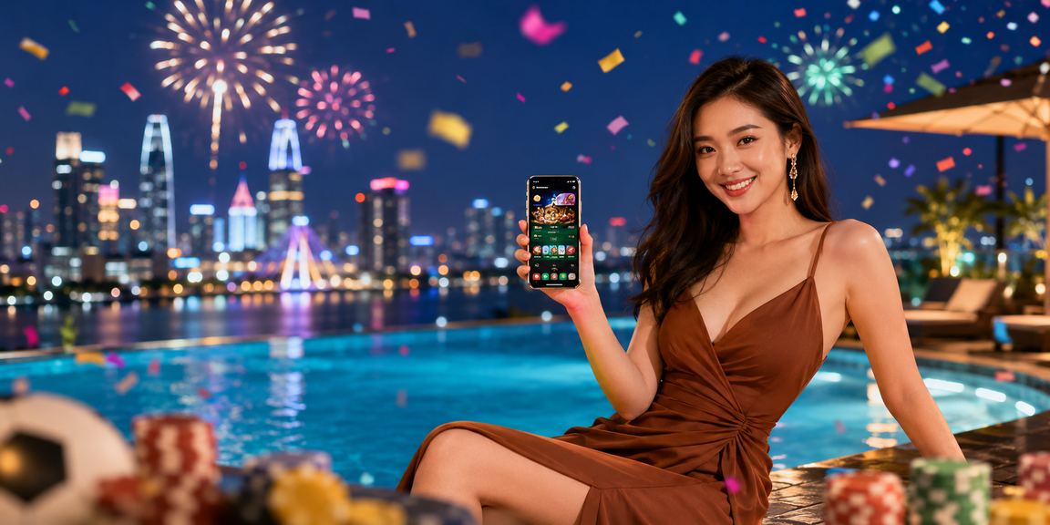 Người dùng tại TP.HCM thư giãn với cà phê và ứng dụng casino trên điện thoại